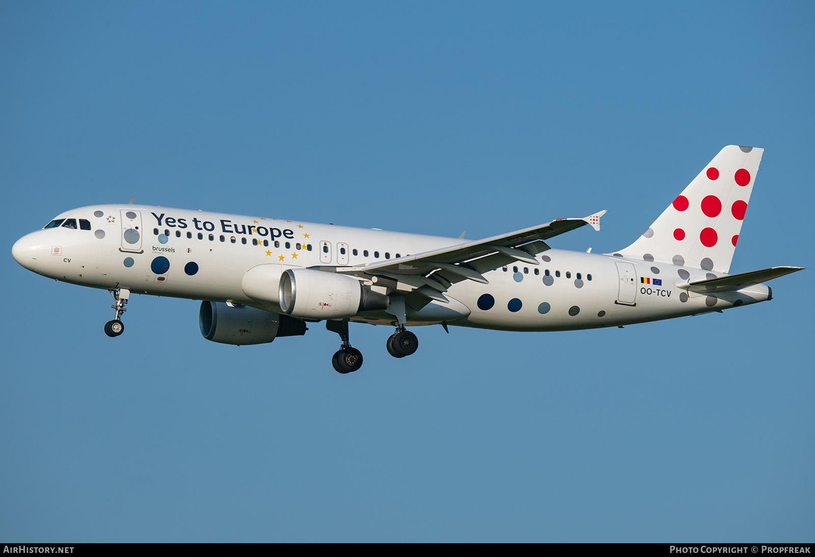 Aircraft Photo of OO-TCV | Airbus A320-231 | Brussels Airlines | AirHistory.net #716979