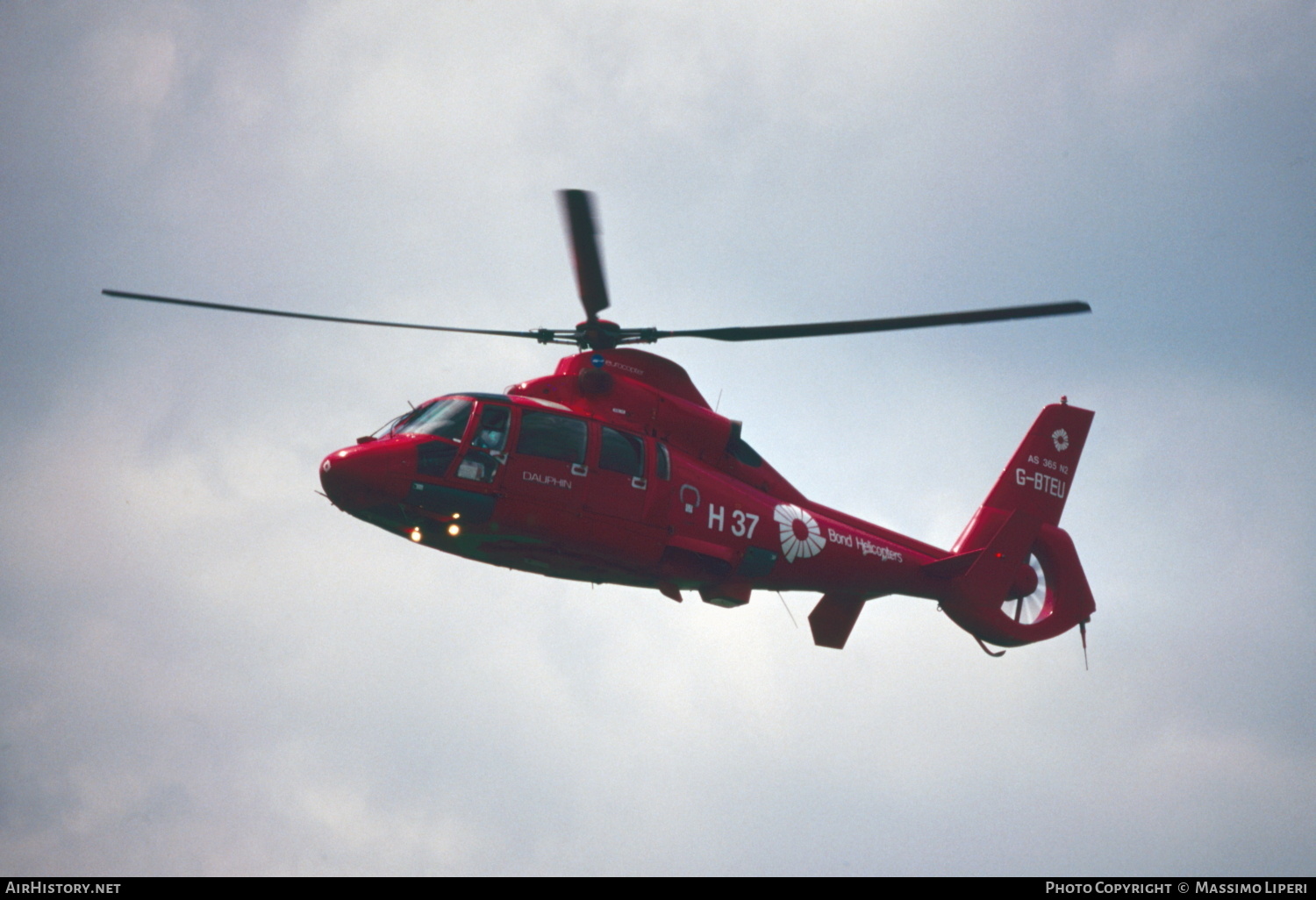 Aircraft Photo of G-BTEU | Aerospatiale AS-365N-2 Dauphin 2 | Bond Helicopters | AirHistory.net #716985