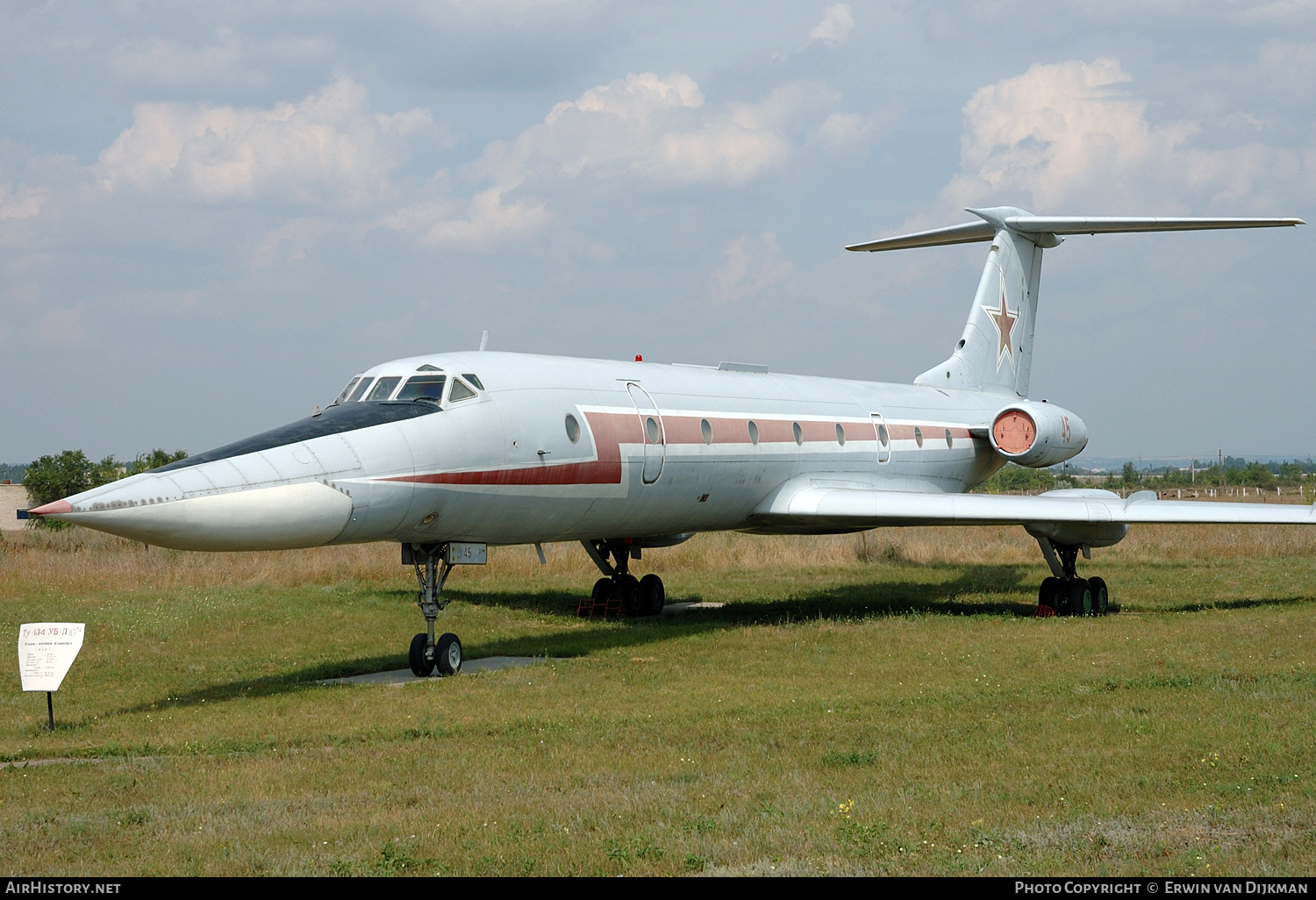Aircraft Photo of 45 red | Tupolev Tu-134UB-L | Russia - Air Force | AirHistory.net #717005