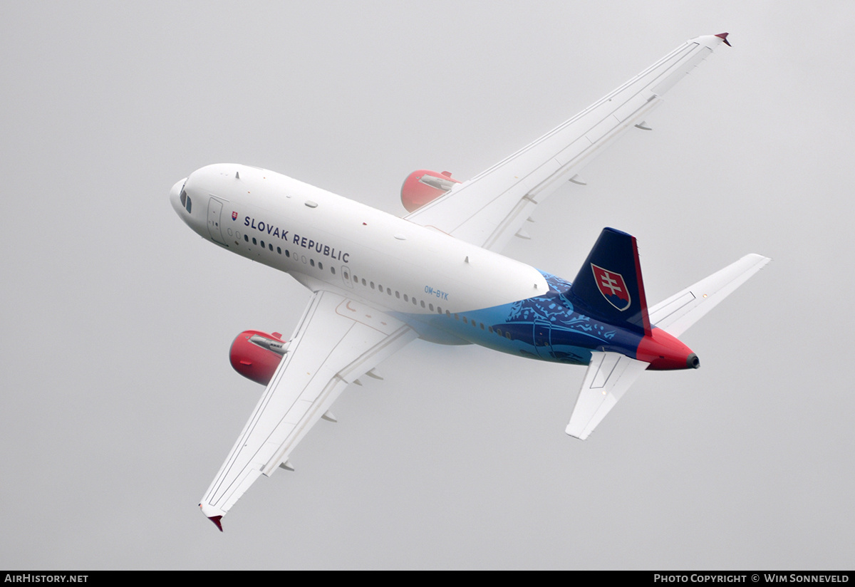 Aircraft Photo of OM-BYK | Airbus ACJ319 (A319-115/CJ) | Slovakia - Government | AirHistory.net #717035
