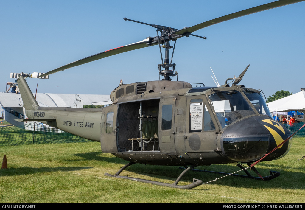 Aircraft Photo of N34GD / NX34GD | Bell UH-1H Iroquois | USA - Army | AirHistory.net #717148