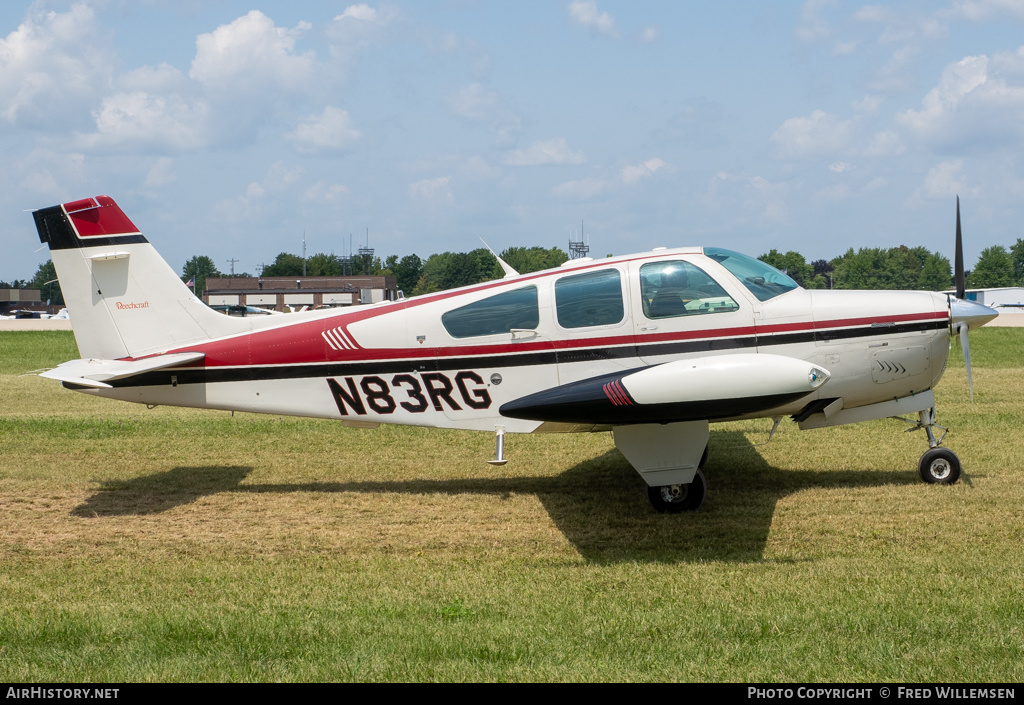 Aircraft Photo of N83RG | Beech F33A Bonanza | AirHistory.net #717163