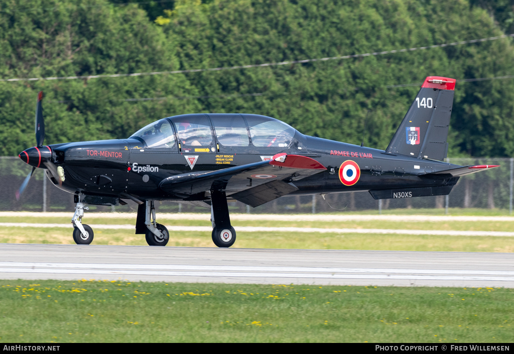 Aircraft Photo of N30XS / 140 | Socata TB-30A Epsilon | Epsilon Escadrille | France - Air Force | AirHistory.net #717166