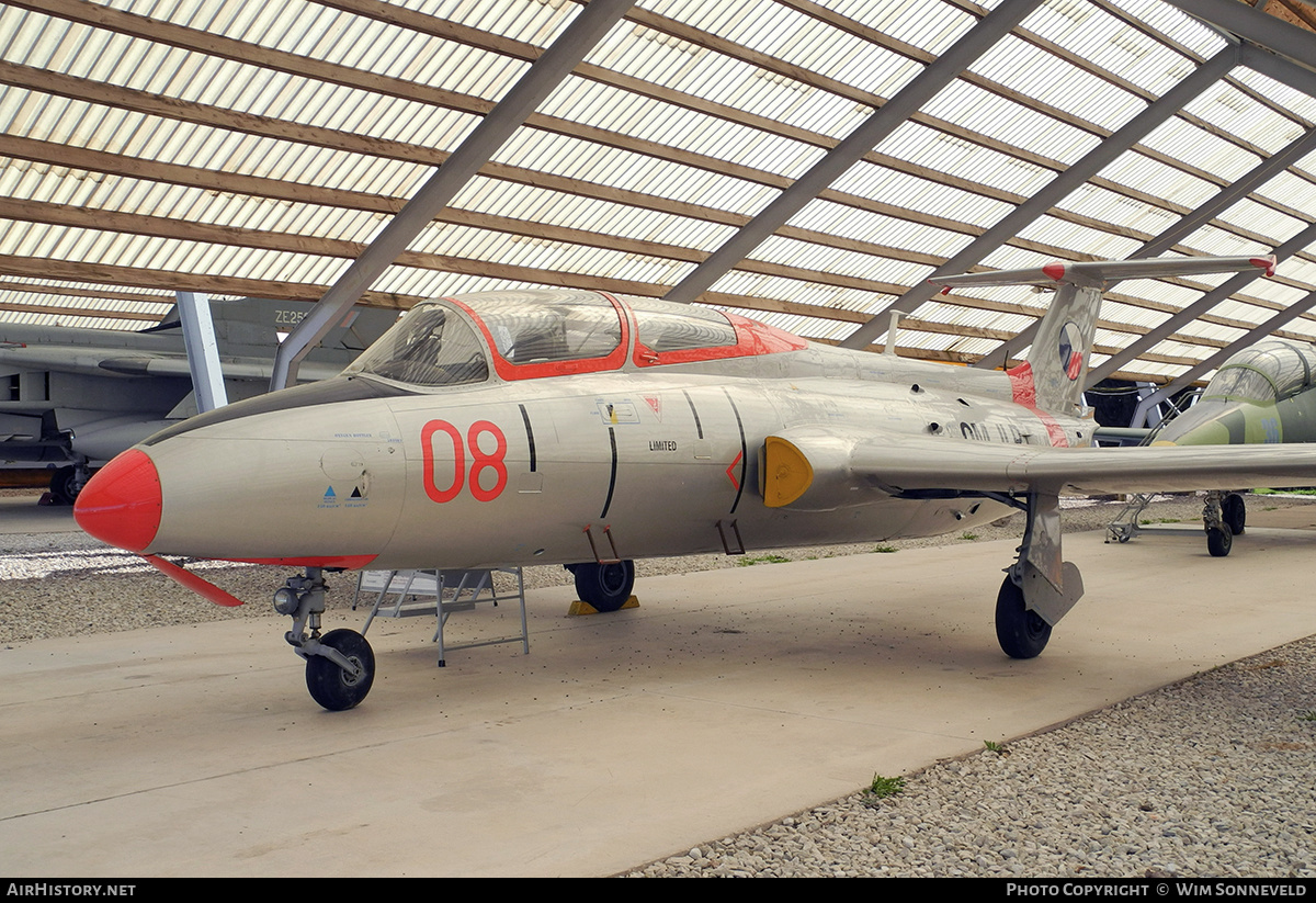 Aircraft Photo of 08 red / OM-JLP | Aero L-29 Delfin | Czechia - Air Force | AirHistory.net #717180
