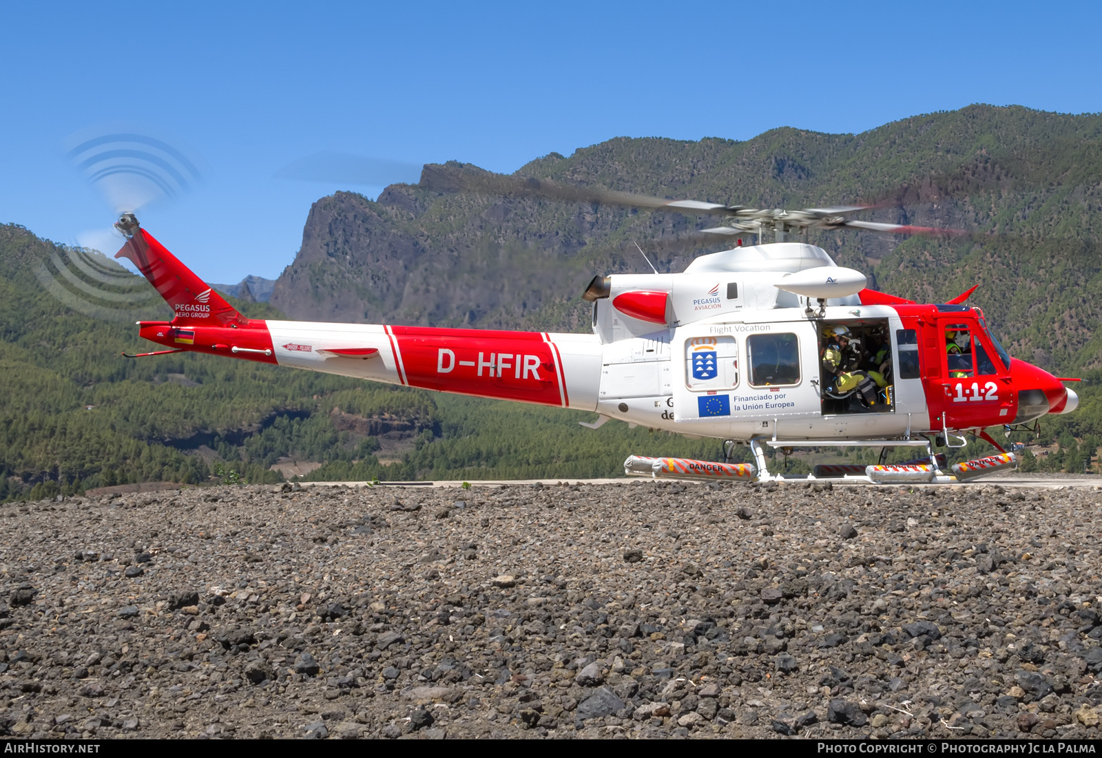 Aircraft Photo of D-HFIR | Bell 412EP | Pegasus Aviación | AirHistory.net #717208
