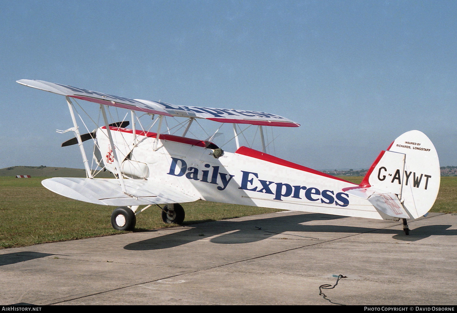 Aircraft Photo of G-AYWT | AIA Stampe SV-4C | AirHistory.net #717253