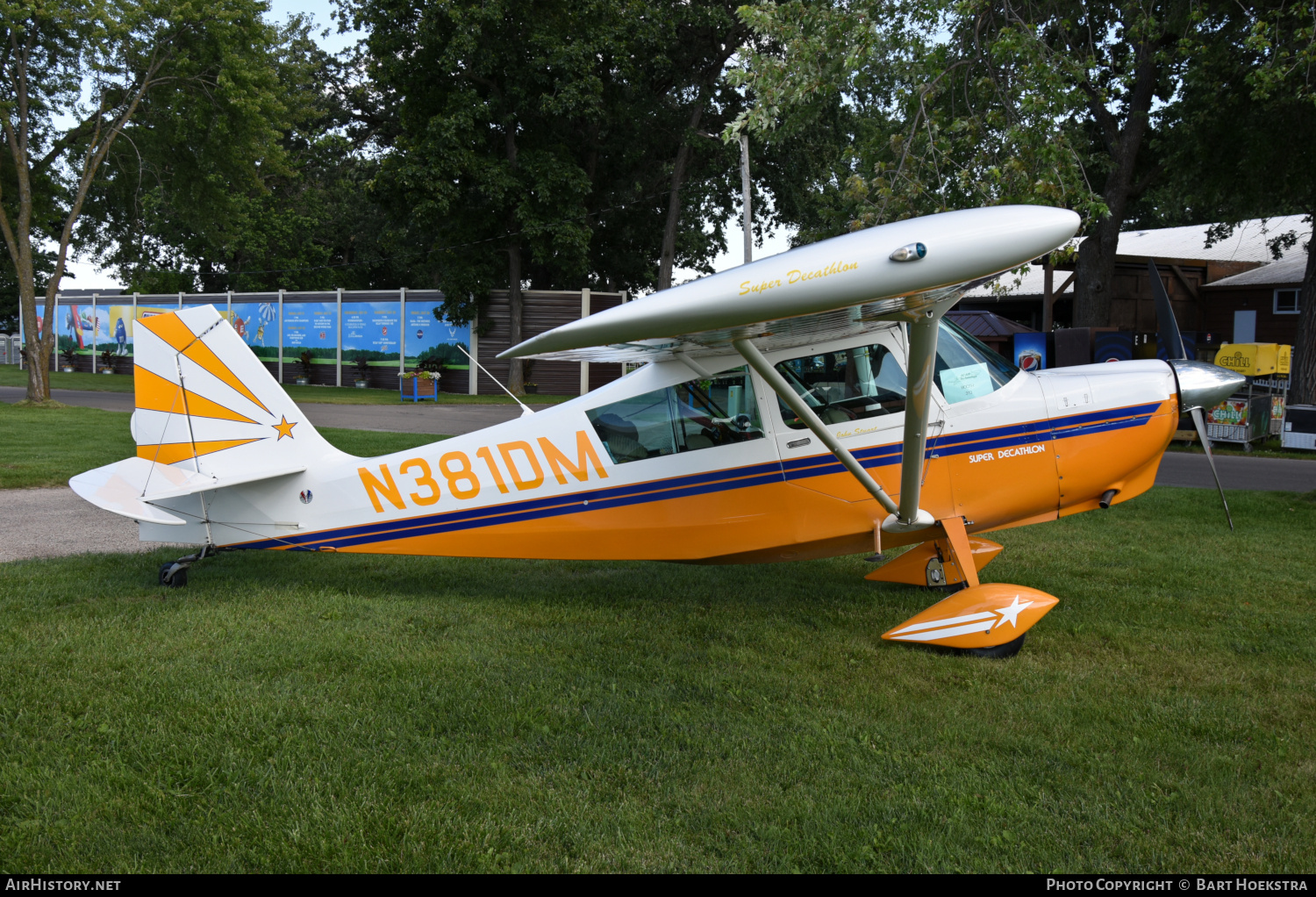 Aircraft Photo of N381DM | American Champion 8KCAB-180 Super Decathlon | AirHistory.net #717272