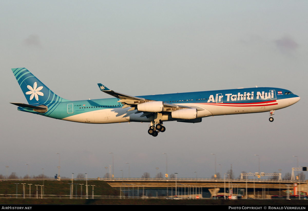 Aircraft Photo of F-OLOV | Airbus A340-313 | Air Tahiti Nui | AirHistory.net #717275