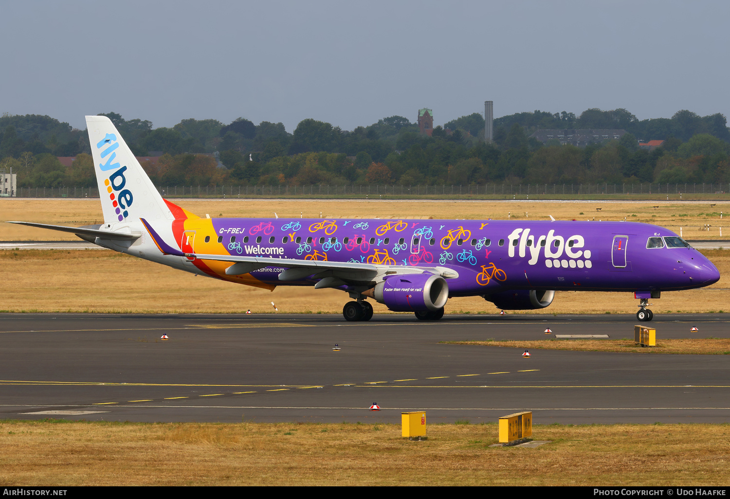 Aircraft Photo of G-FBEJ | Embraer 195LR (ERJ-190-200LR) | Flybe | AirHistory.net #717350