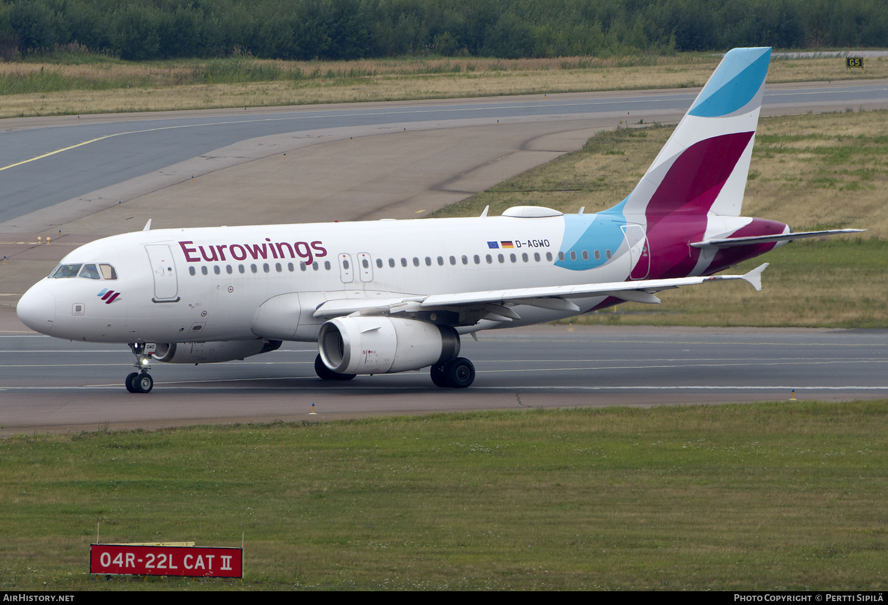 Aircraft Photo of D-AGWO | Airbus A319-132 | Eurowings | AirHistory.net #717402