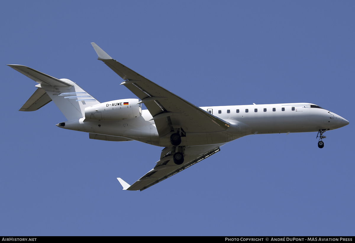 Aircraft Photo of D-AUWE | Bombardier Global Express (BD-700-1A10) | FAI Aviation Group | AirHistory.net #717441
