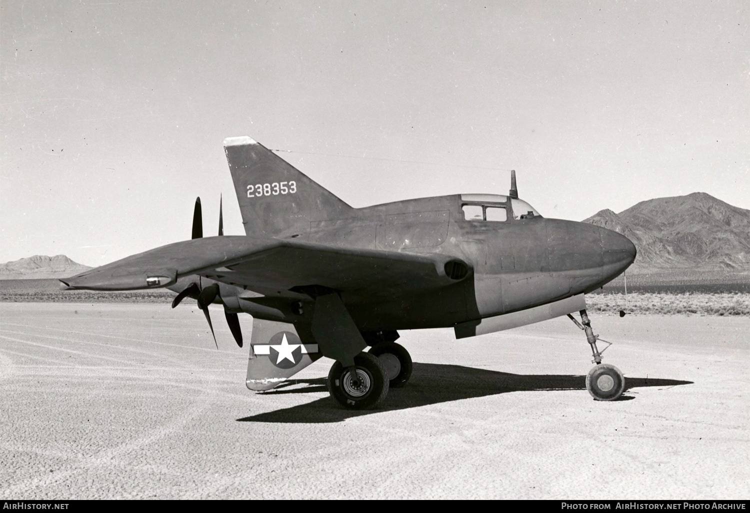 Aircraft Photo of 42-38353 / 238353 | Northrop XP-56 Black Bullet | USA - Air Force | AirHistory.net #717451