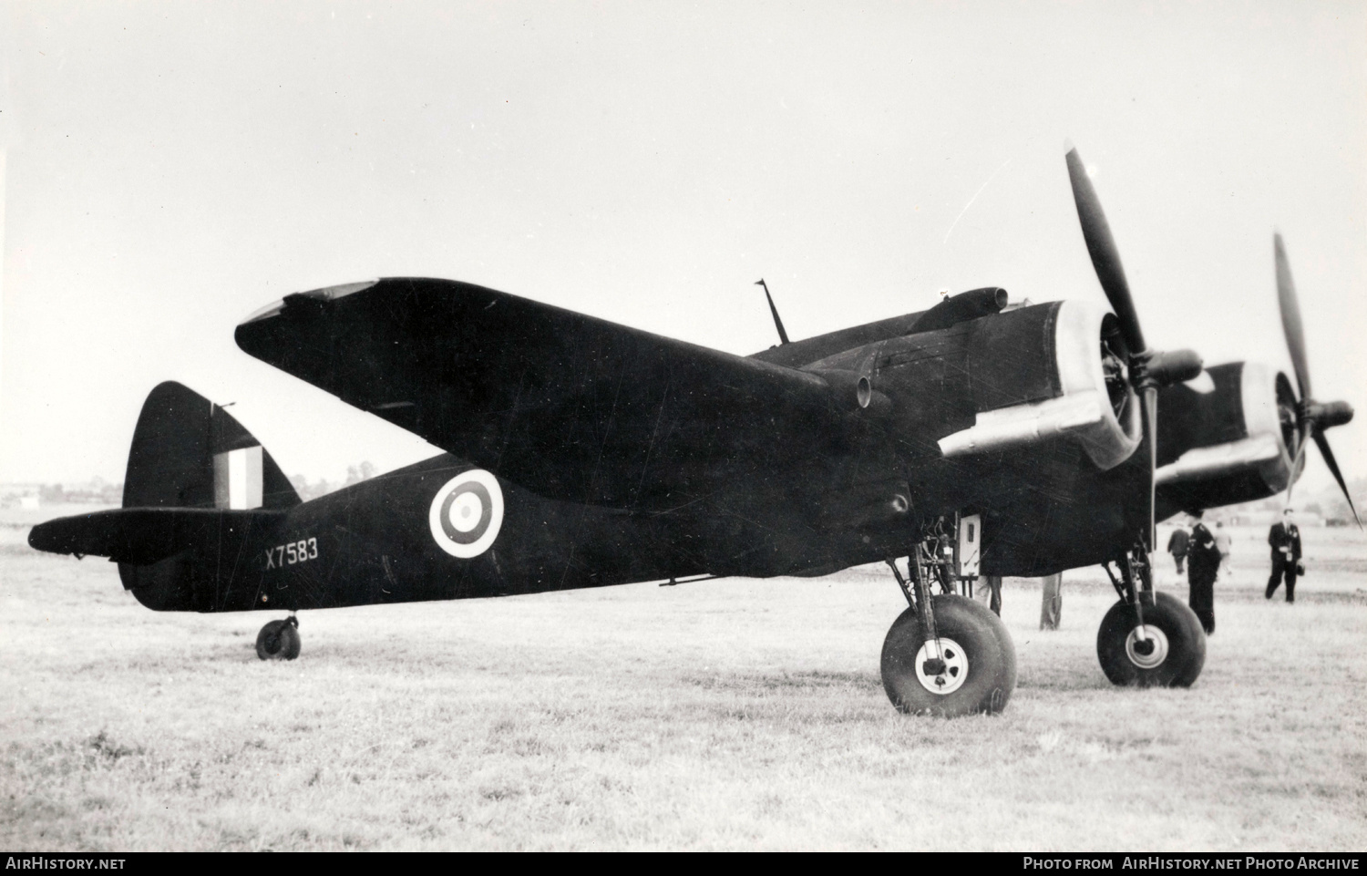 Aircraft Photo of X7583 | Bristol 156 Beaufighter Mk1F | UK - Air Force | AirHistory.net #717453