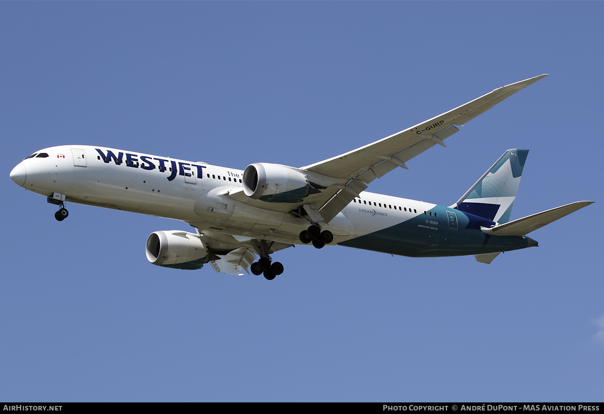 Aircraft Photo of C-GURP | Boeing 787-9 Dreamliner | WestJet | AirHistory.net #717488