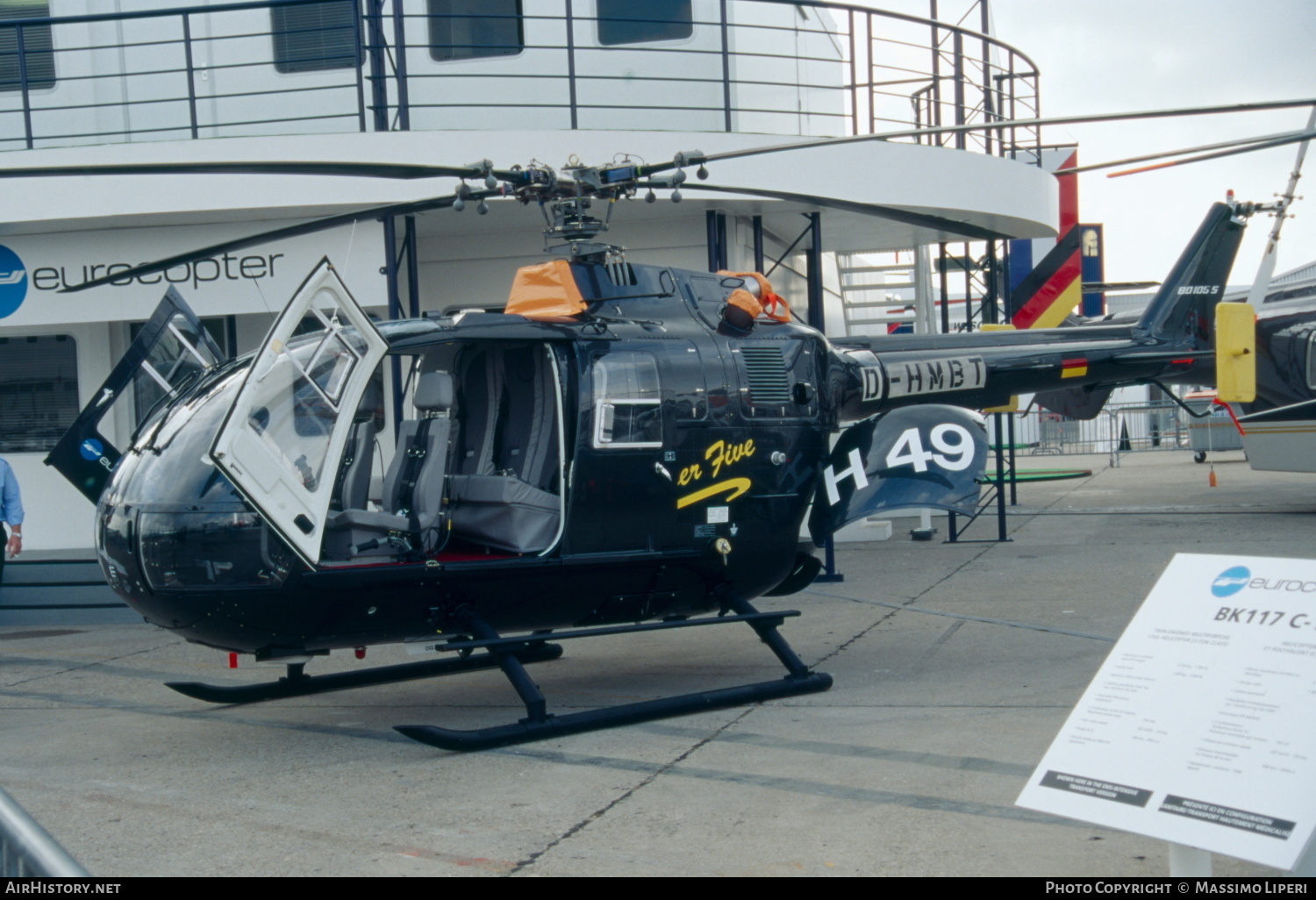 Aircraft Photo of D-HMBT | Eurocopter BO-105CBS-5 | AirHistory.net #717503