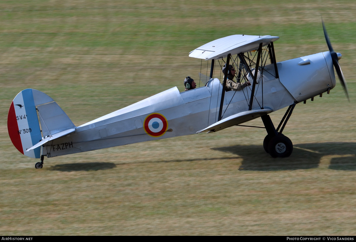 Aircraft Photo of F-AZPH / 309 | Stampe-Vertongen SV-4A | France - Air Force | AirHistory.net #717523