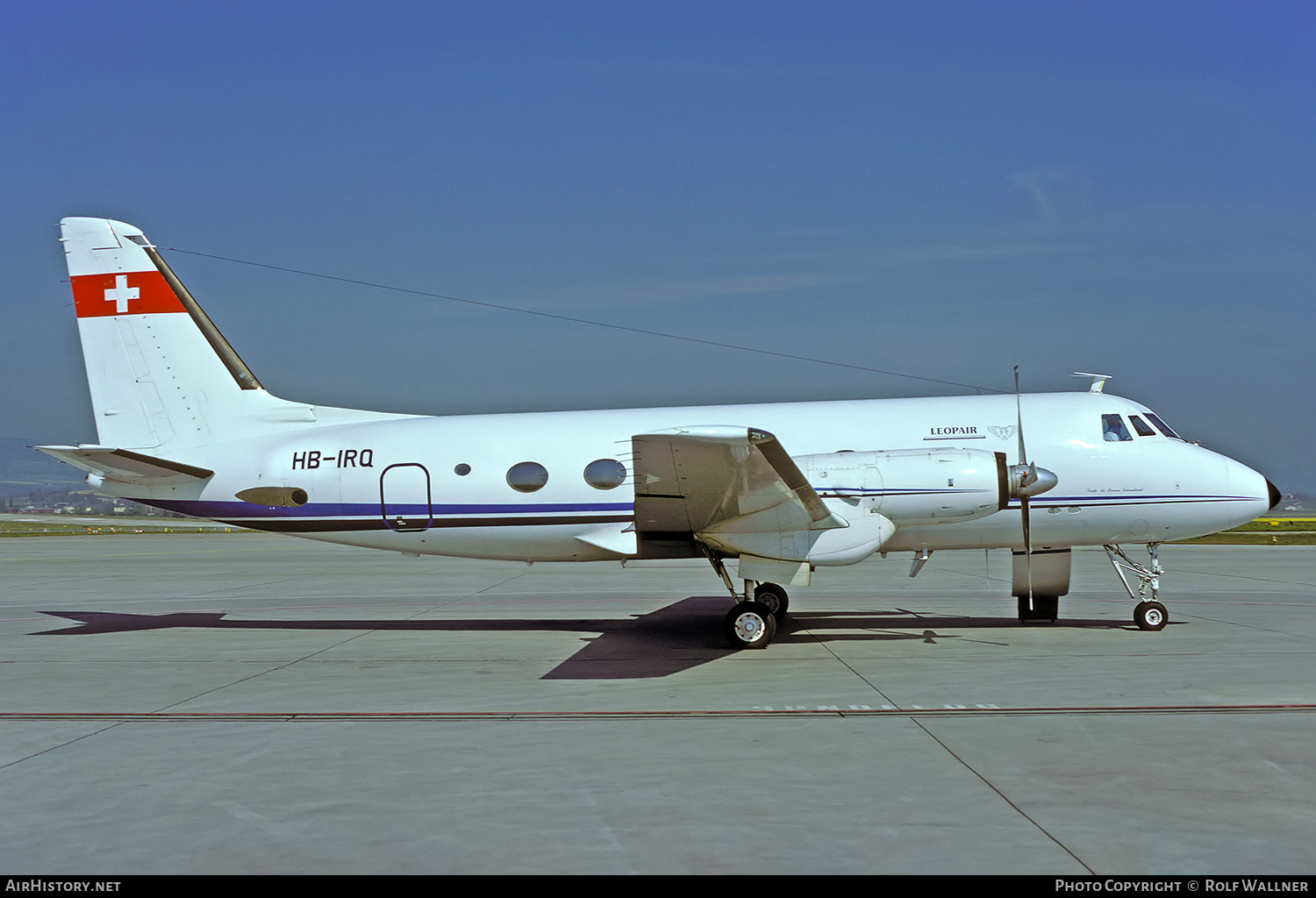 Aircraft Photo of HB-IRQ | Grumman G-159 Gulfstream I | Leopair | AirHistory.net #717554