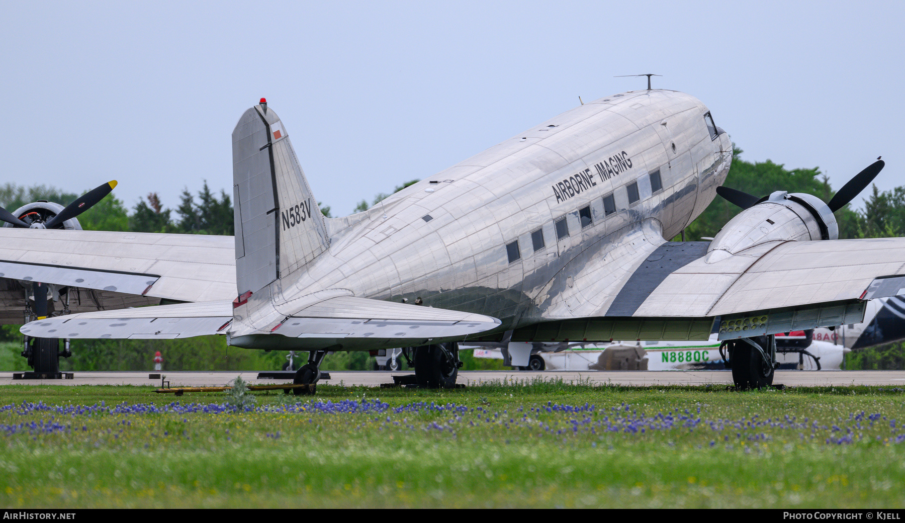 Aircraft Photo of N583V | Douglas DC-3(C) | Airborne Imaging | AirHistory.net #717563