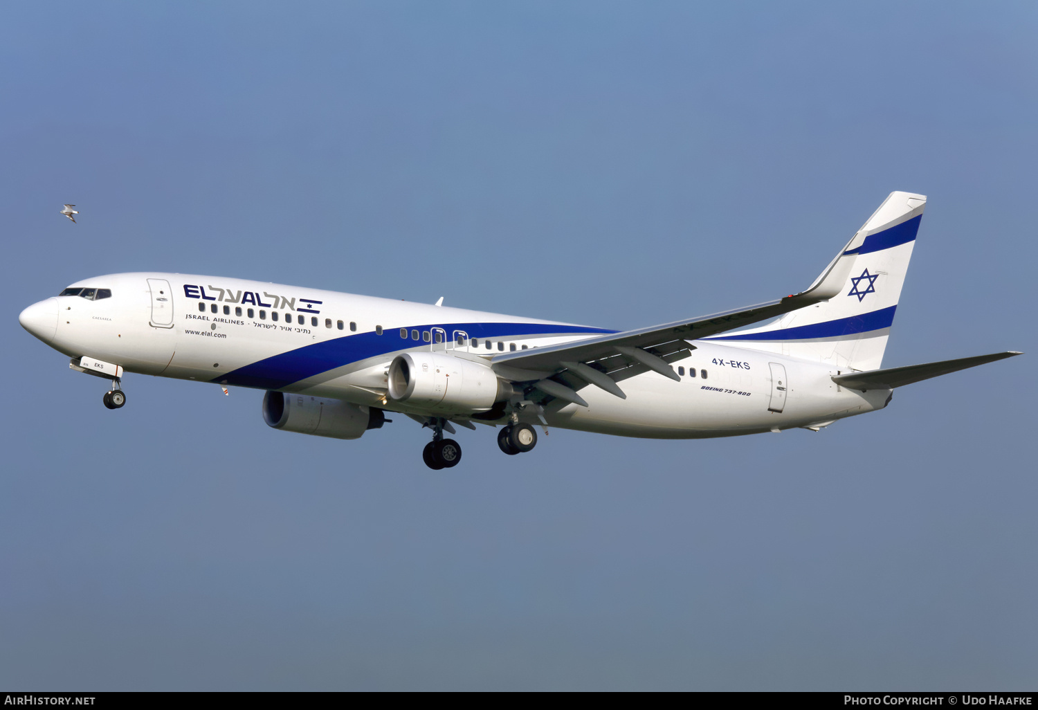 Aircraft Photo of 4X-EKS | Boeing 737-8HX | El Al Israel Airlines | AirHistory.net #717613