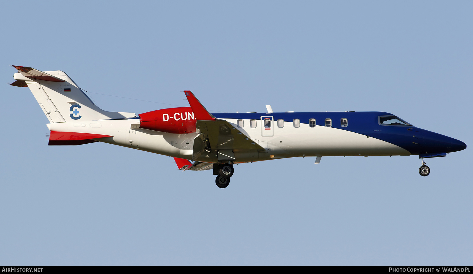 Aircraft Photo of D-CUNI | Learjet 45 | Unicair | AirHistory.net #717622