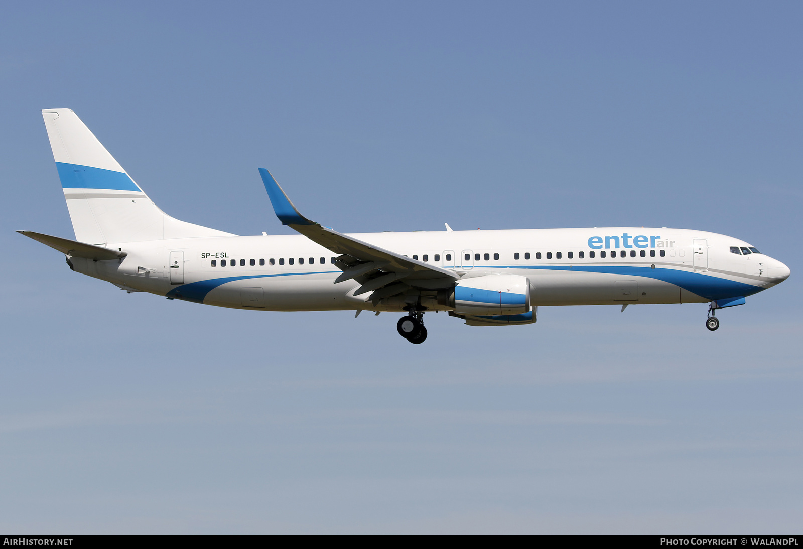 Aircraft Photo of SP-ESL | Boeing 737-86N | Enter Air | AirHistory.net #717655