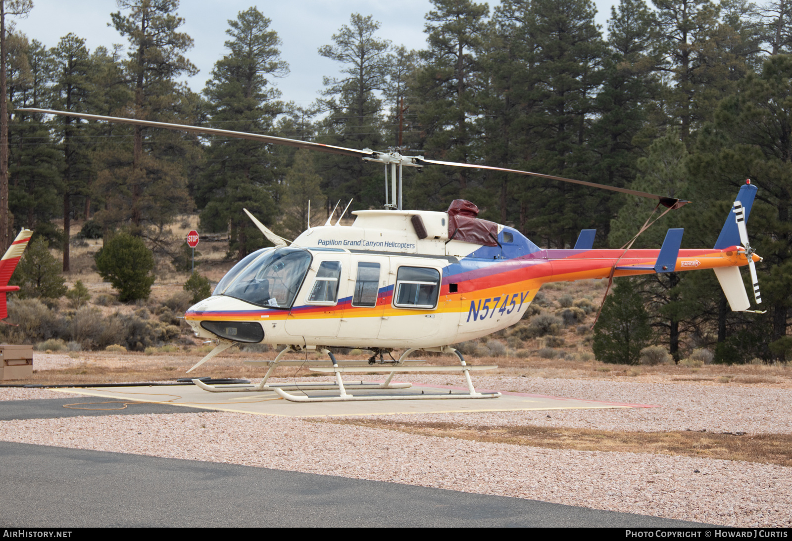 Aircraft Photo of N5745Y | Bell 206L-1 LongRanger II | Papillon Grand Canyon Helicopters | AirHistory.net #717657