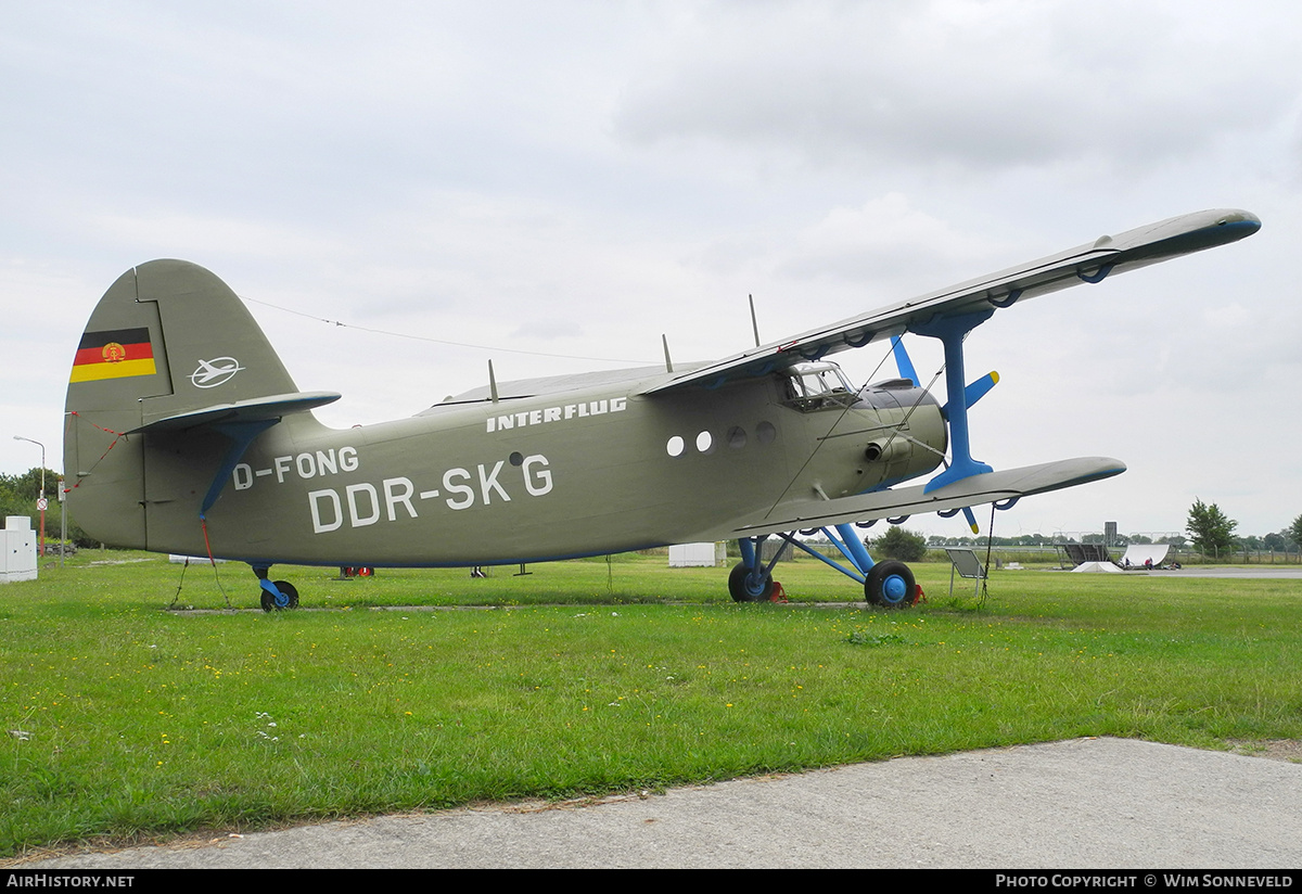 Aircraft Photo of D-FONG / DDR-SKG | Antonov An-2T | Interflug | AirHistory.net #717658