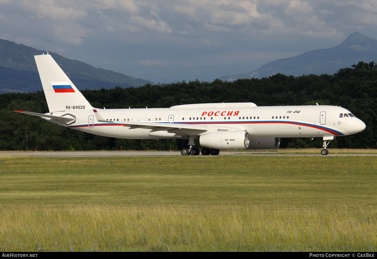 Aircraft Photo of RA-64520 | Tupolev Tu-214PU | Rossiya - Special Flight Detachment | AirHistory.net #717709