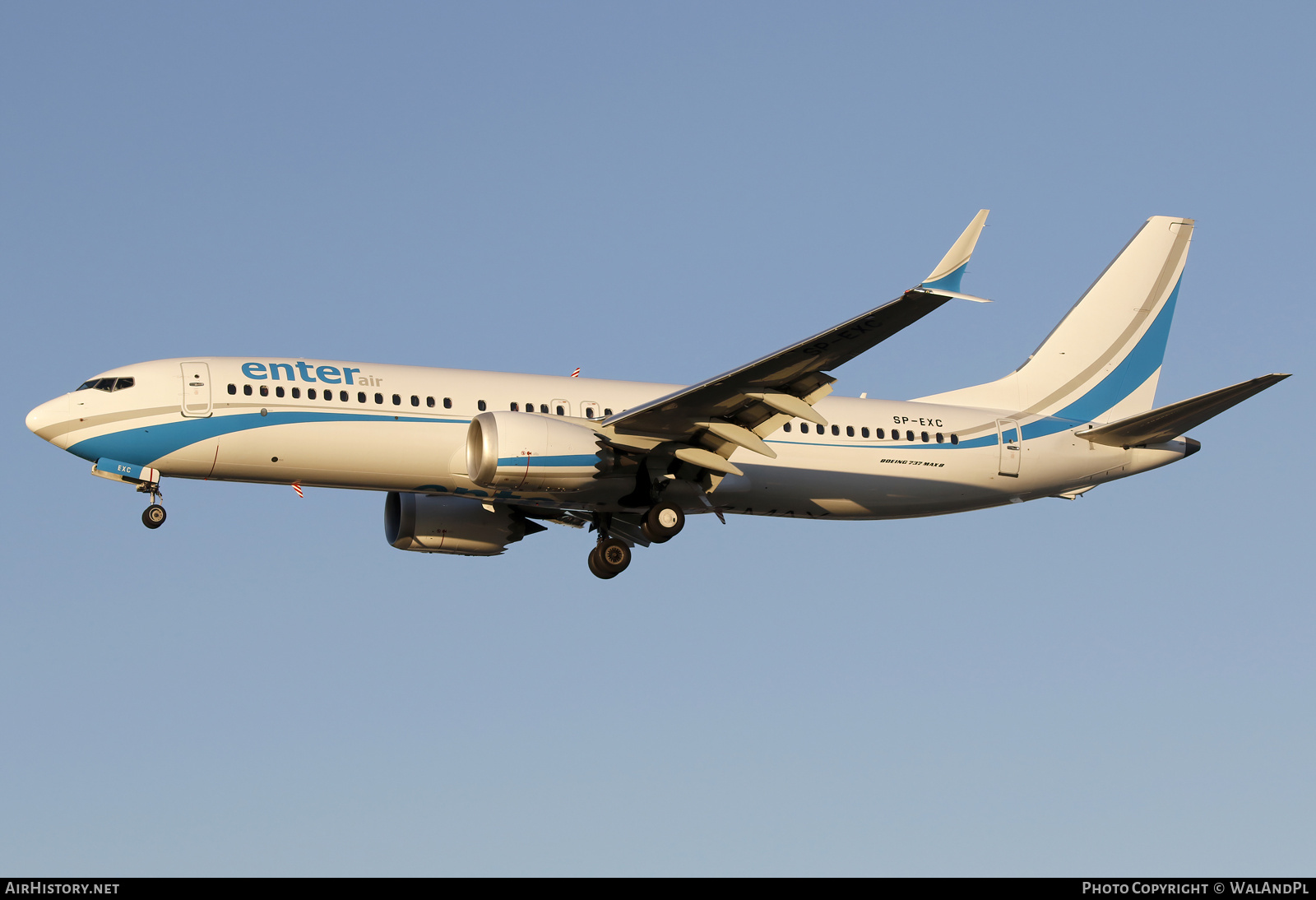 Aircraft Photo of SP-EXC | Boeing 737-8 Max 8 | Enter Air | AirHistory.net #717719