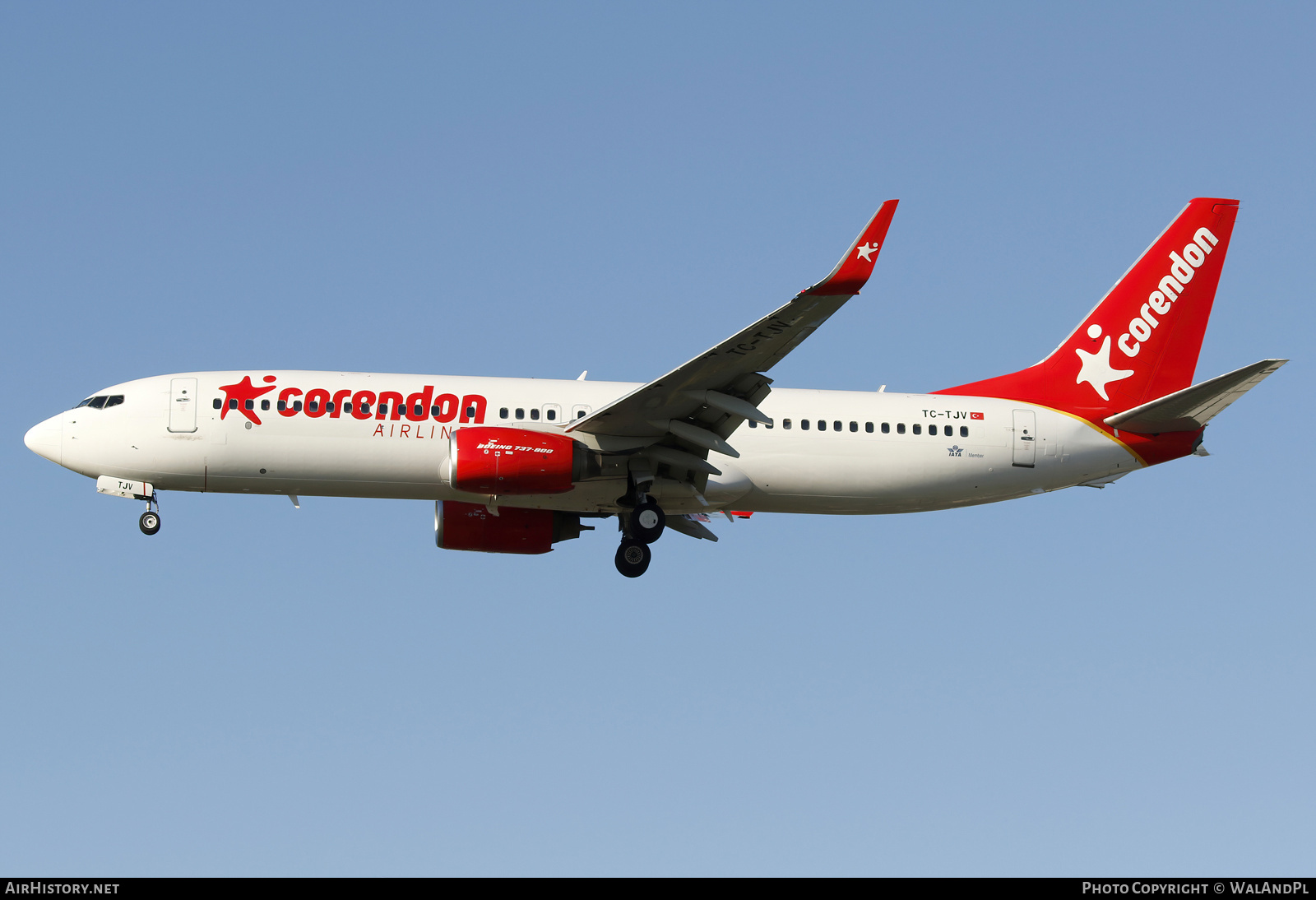 Aircraft Photo of TC-TJV | Boeing 737-86J | Corendon Airlines | AirHistory.net #717720