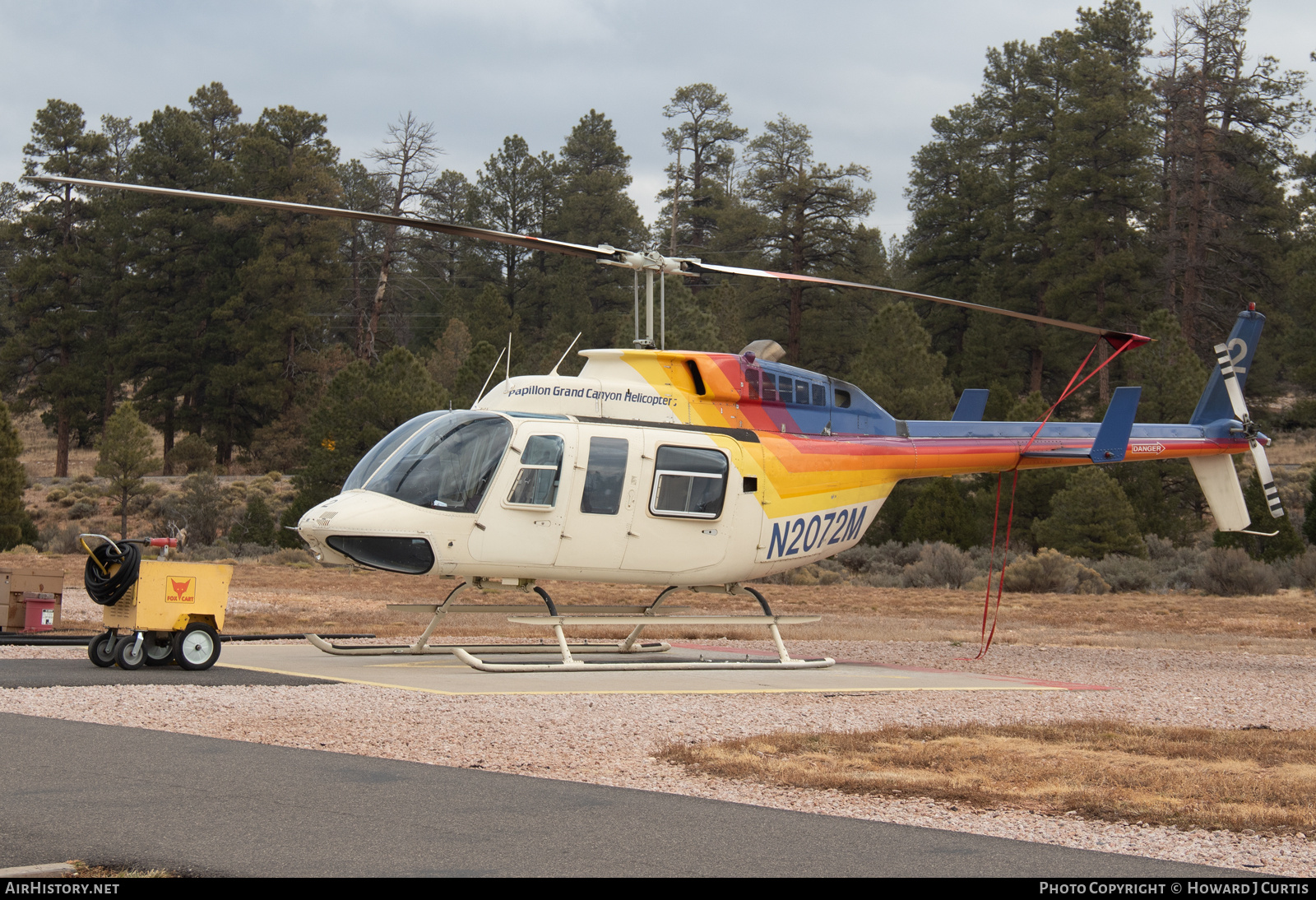 Aircraft Photo of N2072M | Bell 206L-1 LongRanger II | Papillon Grand Canyon Helicopters | AirHistory.net #717722