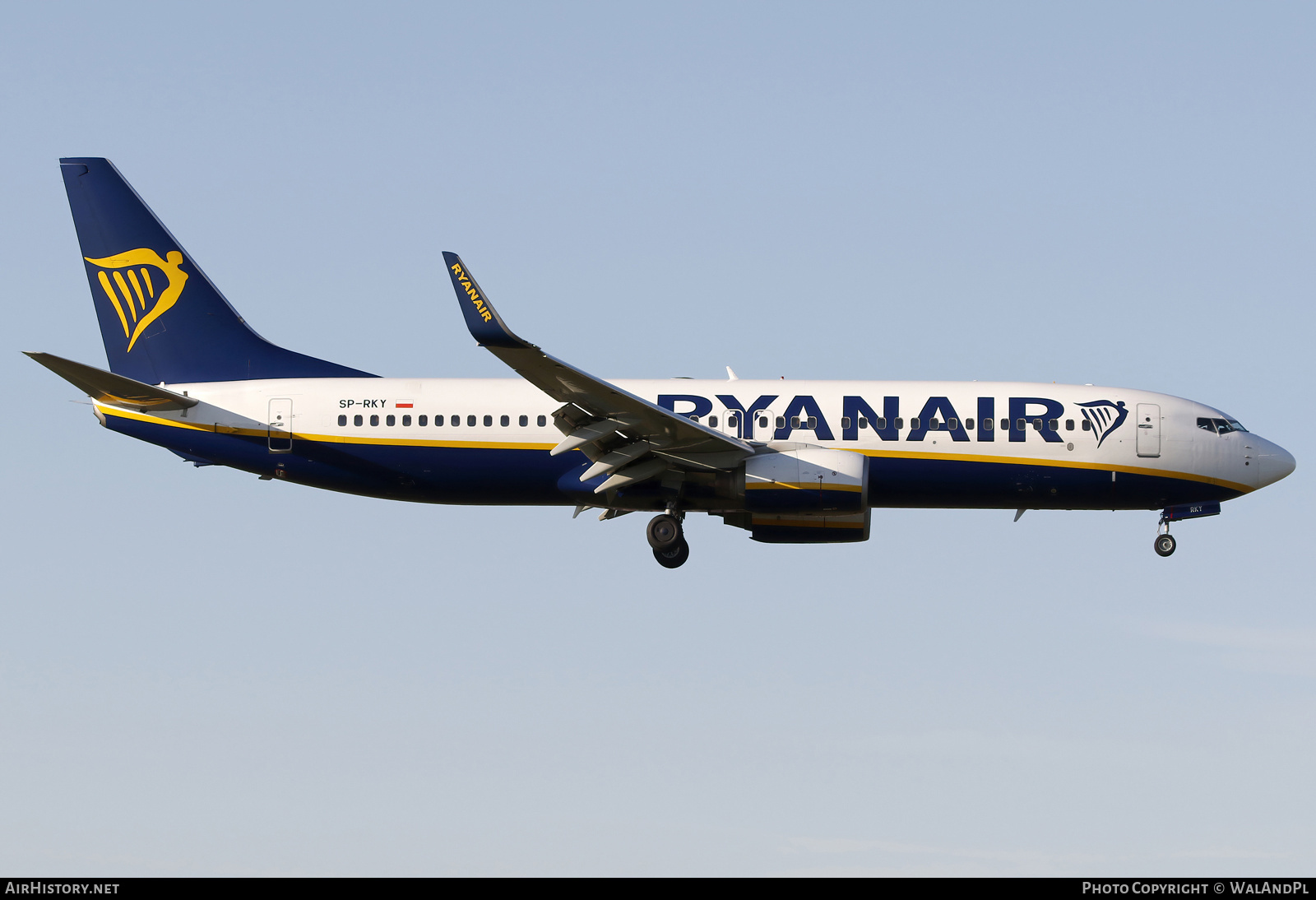Aircraft Photo of SP-RKY | Boeing 737-8AS | Ryanair | AirHistory.net #717735