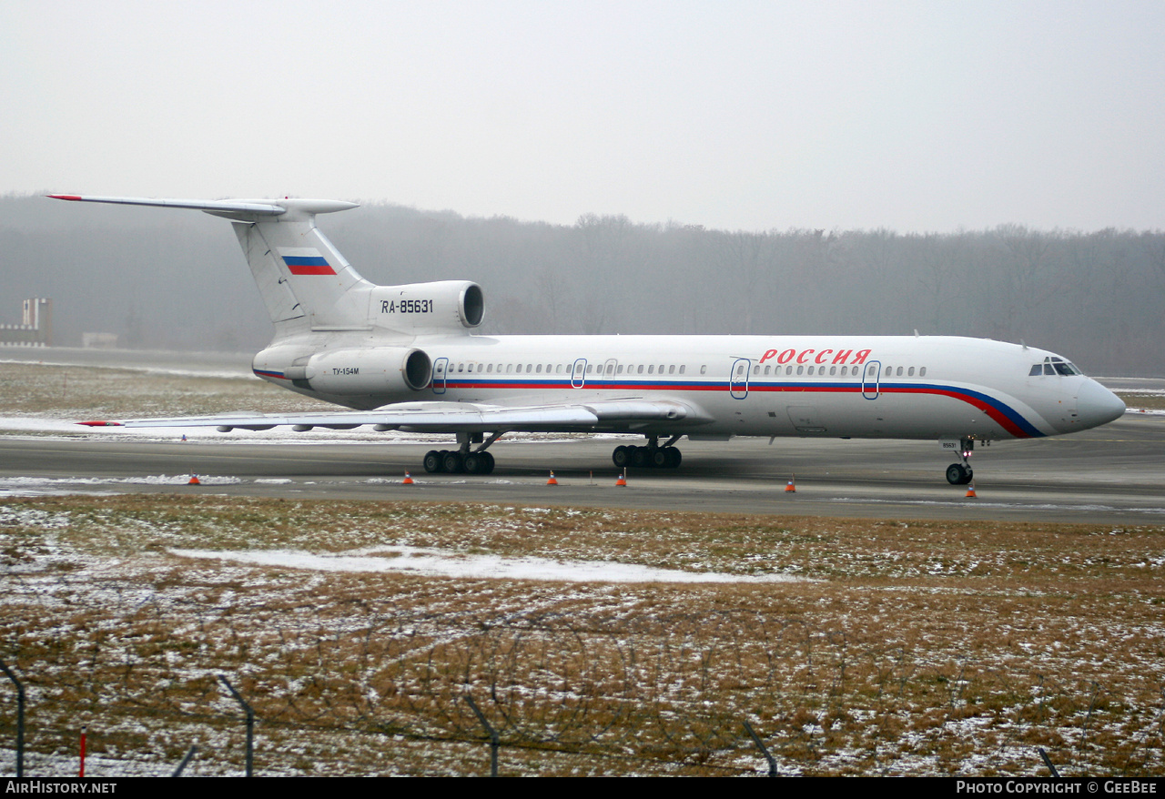 Aircraft Photo of RA-85631 | Tupolev Tu-154M | Rossiya - Russian Airlines | AirHistory.net #717747