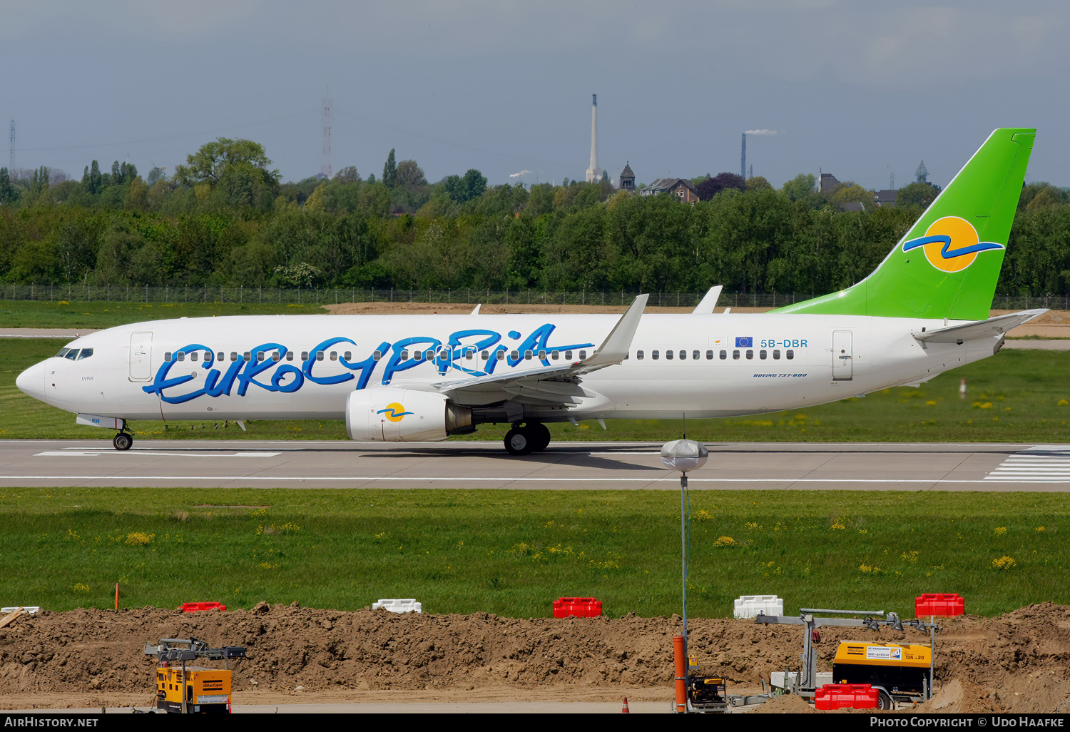 Aircraft Photo of 5B-DBR | Boeing 737-8Q8 | Eurocypria Airlines | AirHistory.net #717770