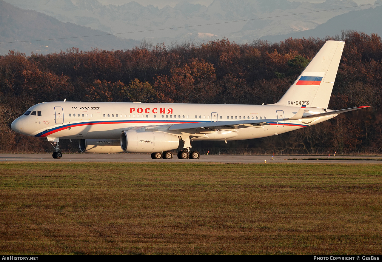 Aircraft Photo of RA-64059 | Tupolev Tu-204-300 | Rossiya - Special Flight Detachment | AirHistory.net #717773
