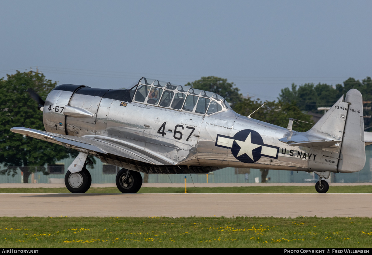 Aircraft Photo of N3326G | North American SNJ-5B Texan | USA - Navy | AirHistory.net #717808