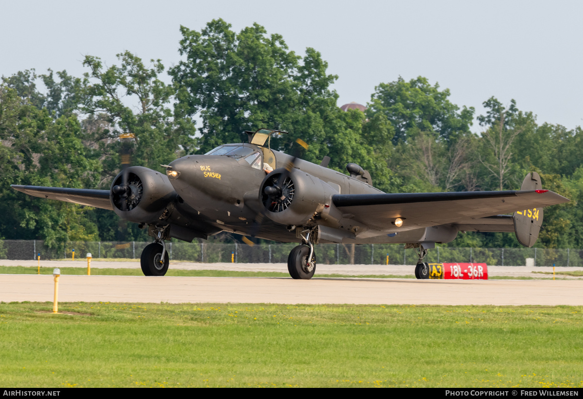 Aircraft Photo of N21534 / 21534 | Beech C-45B Expeditor Mk.3T | USA - Air Force | AirHistory.net #717811