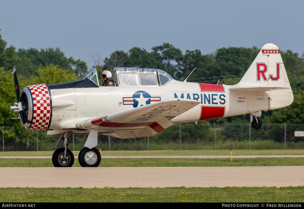 Aircraft Photo of N98RJ / 90752 | North American SNJ-5C Texan | USA - Marines | AirHistory.net #717844