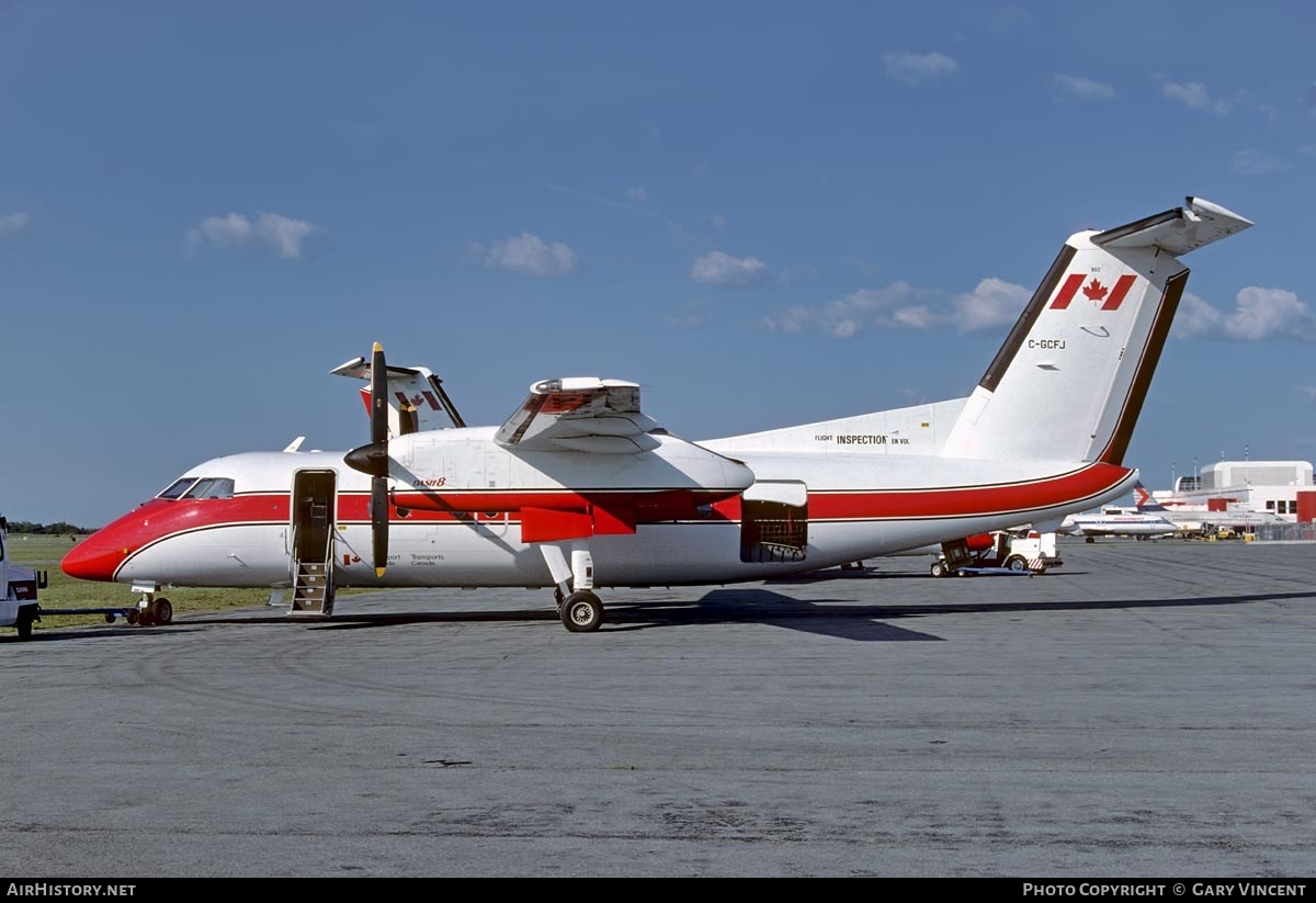 Aircraft Photo of C-GCFJ | De Havilland Canada DHC-8-102 Dash 8 | Transport Canada | AirHistory.net #717851