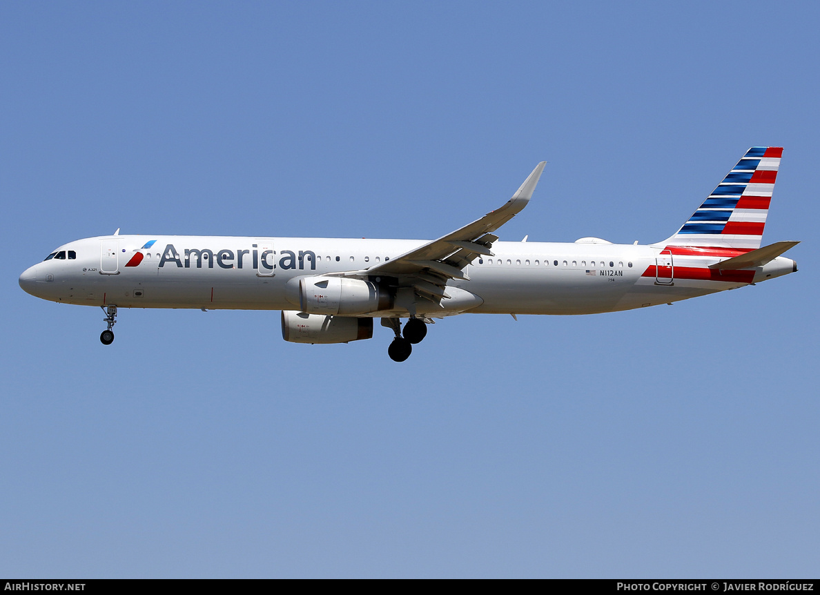 Aircraft Photo of N112AN | Airbus A321-231 | American Airlines | AirHistory.net #717856
