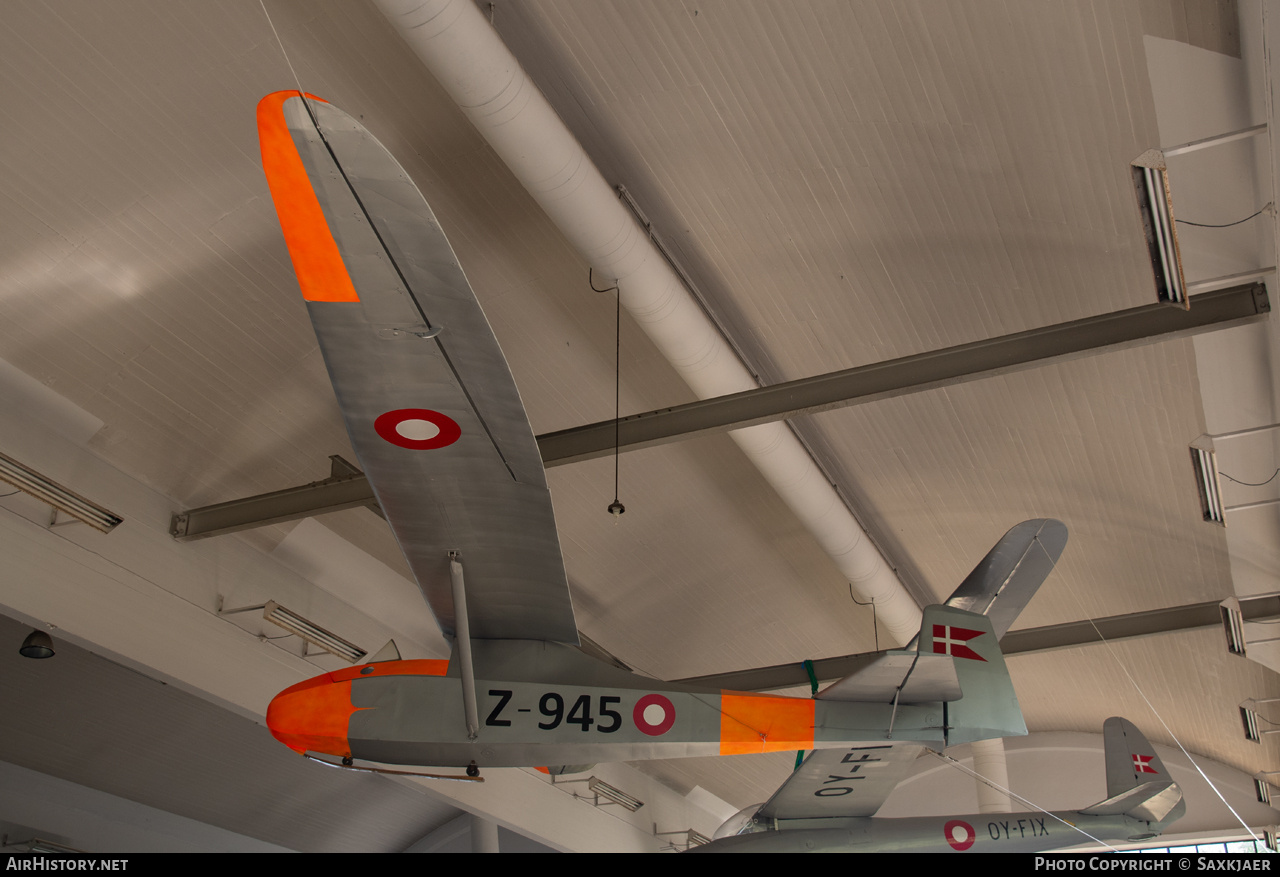 Aircraft Photo of Z-945 | Schneider Grunau Baby IIb | Denmark - Air Force | AirHistory.net #717863