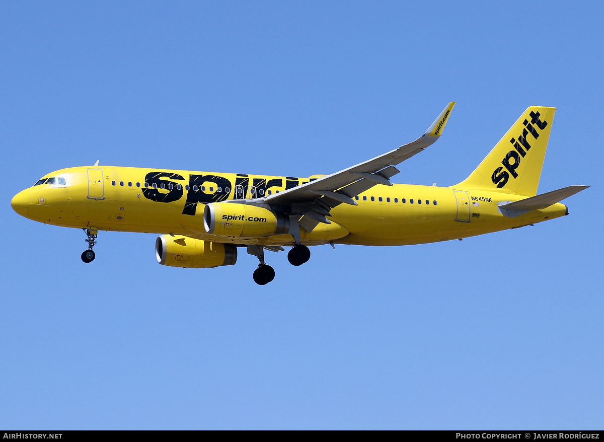 Aircraft Photo of N645NK | Airbus A320-232 | Spirit Airlines | AirHistory.net #717868