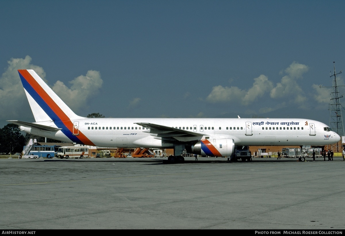 Aircraft Photo of 9N-ACA | Boeing 757-2F8 | Royal Nepal Airlines | AirHistory.net #717920