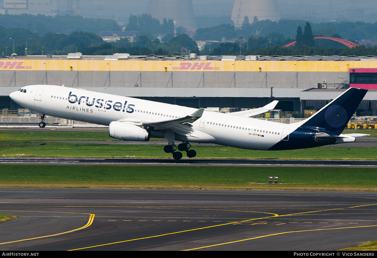 Aircraft Photo of OO-SFP | Airbus A330-343E | Brussels Airlines | AirHistory.net #717927