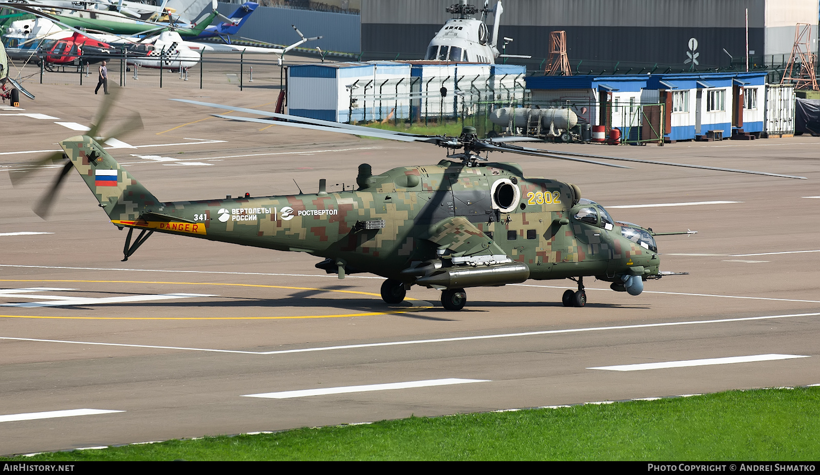 Aircraft Photo of 341 | Mil Mi-35M | Rostvertol-Avia | AirHistory.net #717943