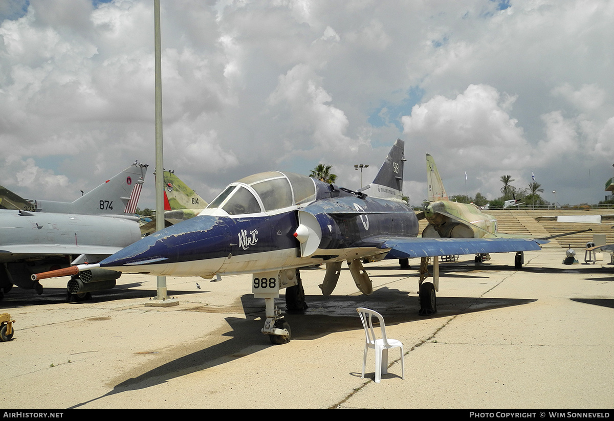 Aircraft Photo of 988 | Israel Aircraft Industries Kfir TC2 | Israel - Air Force | AirHistory.net #717976