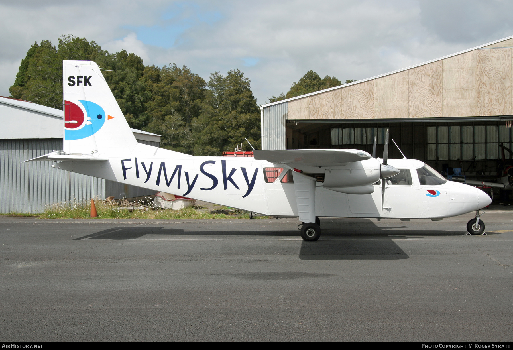 Aircraft Photo of ZK-SFK / SFK | Britten-Norman BN-2A-6 Islander | Fly My Sky | AirHistory.net #718033