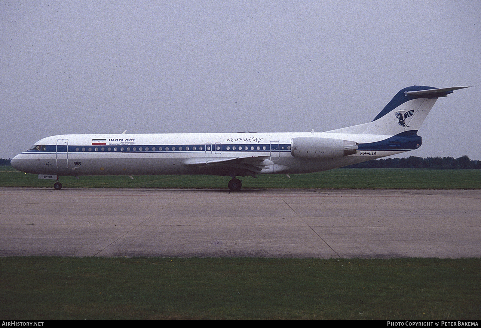 Aircraft Photo of EP-IDA | Fokker 100 (F28-0100) | Iran Air | AirHistory.net #718051