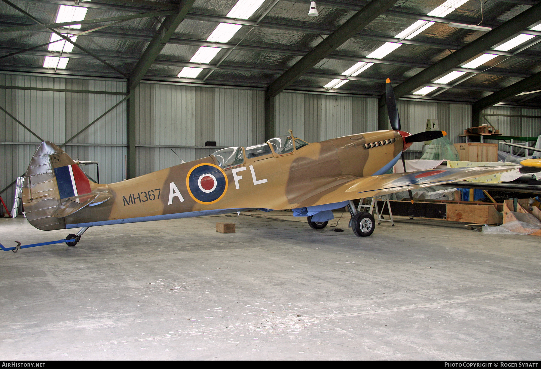 Aircraft Photo of ZK-WDQ / MH367 | Supermarine 509 Spitfire T9 | UK - Air Force | AirHistory.net #718090