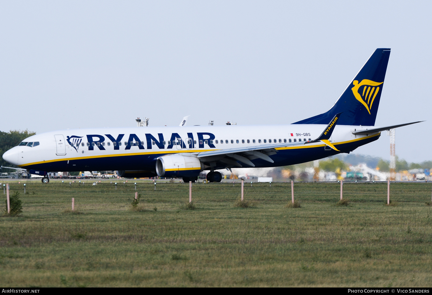 Aircraft Photo of 9H-QBS | Boeing 737-8AS | Ryanair | AirHistory.net #718146